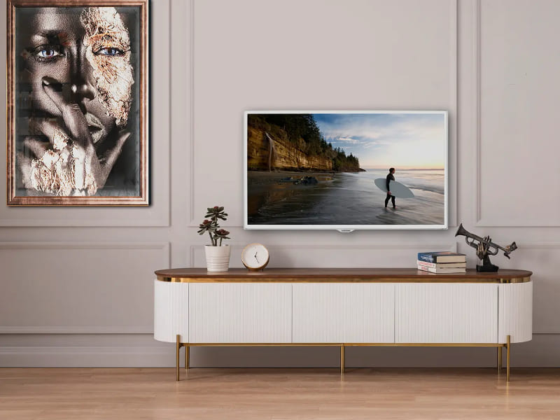 Tesla Ecru Gold Tv Ünitesi
