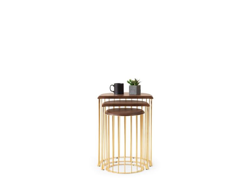 Nova Zigon Sehpa (Gold)