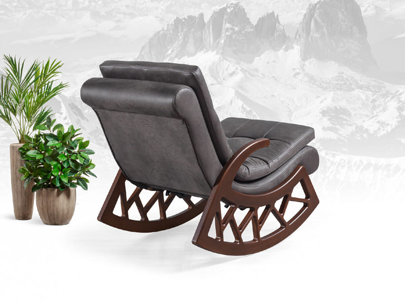 Relax Gri Sallanan Sandalye