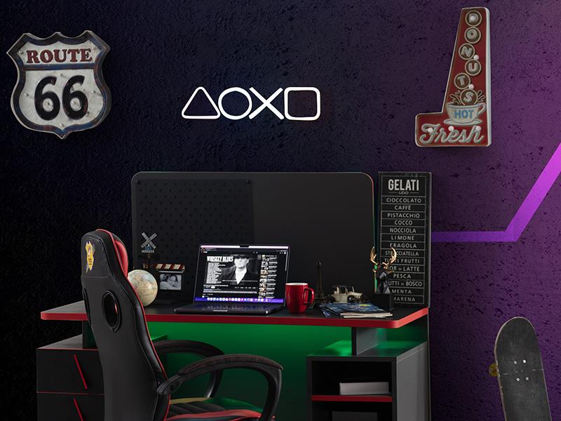 Gamer With Cars Genç Odası Takımı